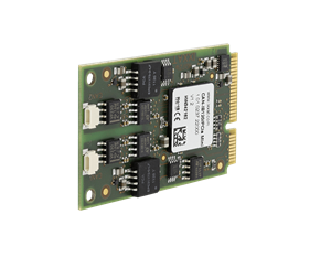 CAN-IB120/PCIe Mini, 2 x CAN HS, 1000V galvanic Isolation
